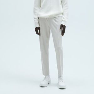 ZARA Textured Stretch Knit Pants Ecru - Ref. 0706/449 (size 34)